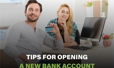 Tips for opening a new bank account, including choosing the right type, understanding fees, & gathering necessary documents.